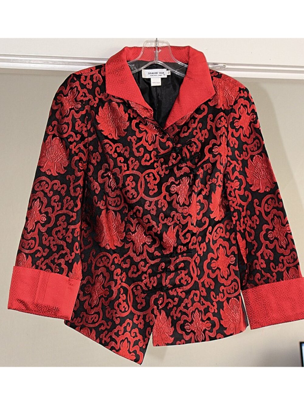NEW - Dragon Silk - San Francisco - Chinese Silk Kimono Jacket, Medium - Picture 9 of 9